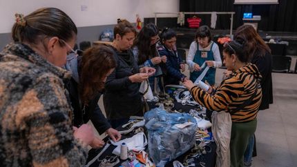 Recuperaron más de 4.300 kilogramos de telas.