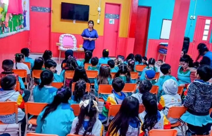 Taller de higiene bucodental con alumnos del Jardín Dulce Despertar.