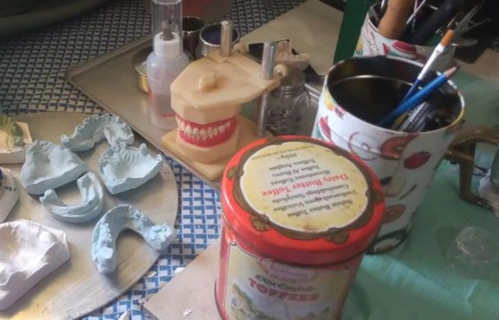 Parte de lo secuestrado en el allanamiento.