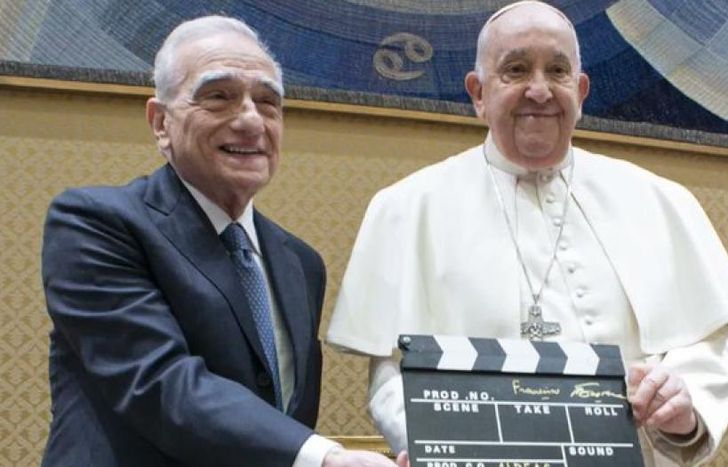 Martin Scorsese y el papa Francisco.