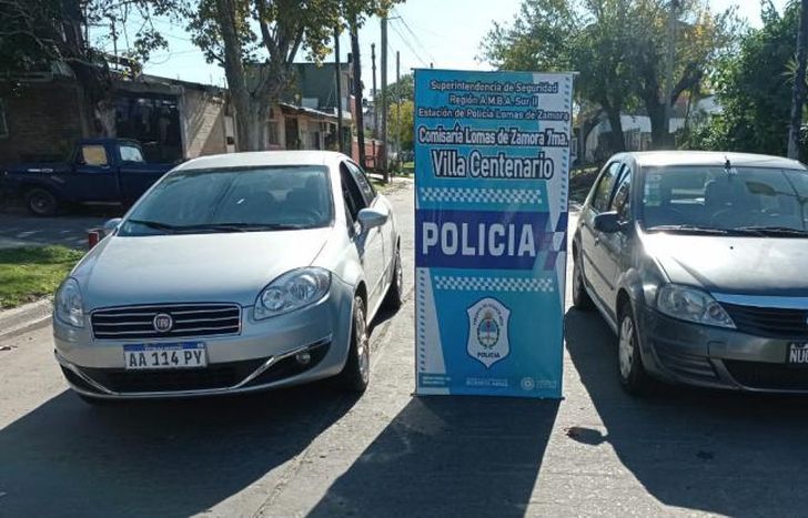 El vehículo tenía pedido de captura de una comisaría de Lanús.