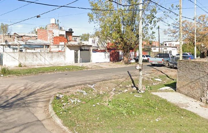 La zona en la que fue hallada la camioneta robada.