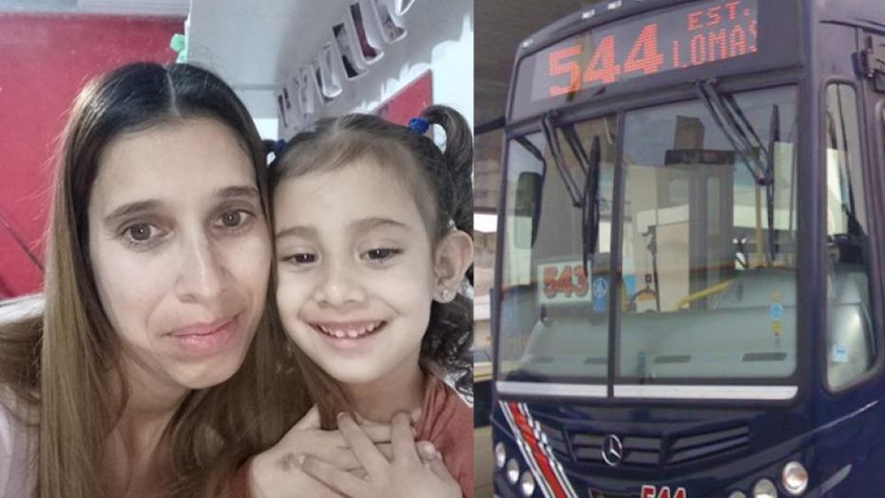 Desirée tenía 4 años y murió tras ser atropellada por un colectivo de la línea 544.