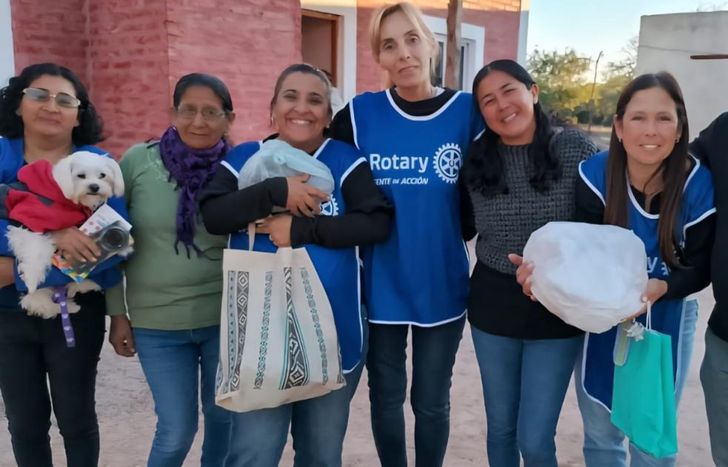 Se unieron los rotarios de Turdera, Lomas Este y Escalada para ayudar.