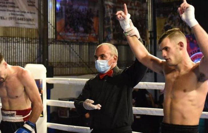 Una imagen que se repite: Aldo Fernández y otra victoria.