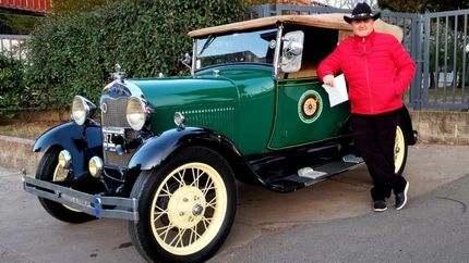 Ricardo, socio de CAdeAA, tiene el Ford A hace 11 años.