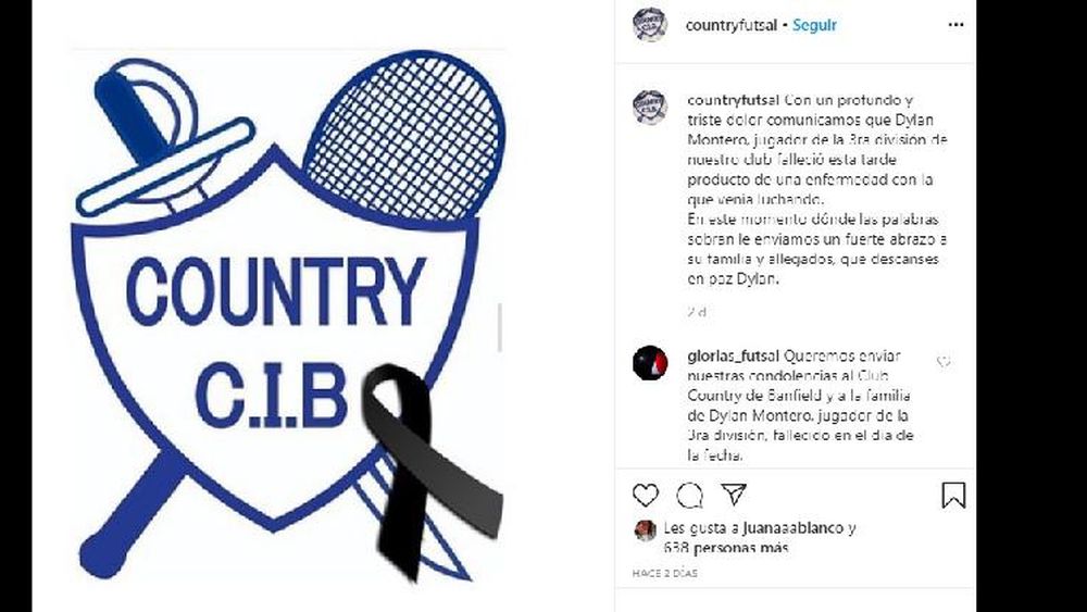 El club confirmó la noticia a través de las redes sociales.