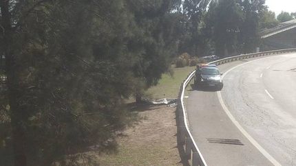El motociclista murió en el acto.