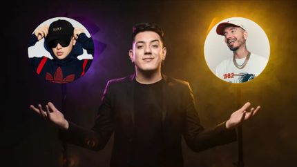 Iván Ramírez sorprendió con su talento y humor a Bizarrap y J Balvin.