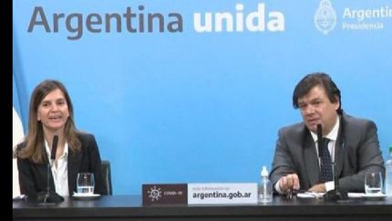 Raverta y Moroni hicieron el anuncio.