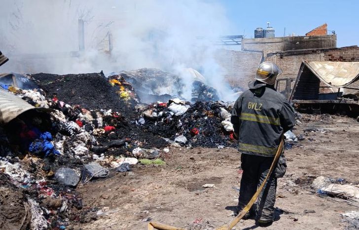 Cinco días de intenso trabajo en el depósito.