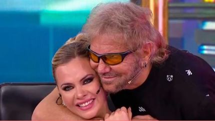 Alejandra Maglietti con Beto Casella.&nbsp;