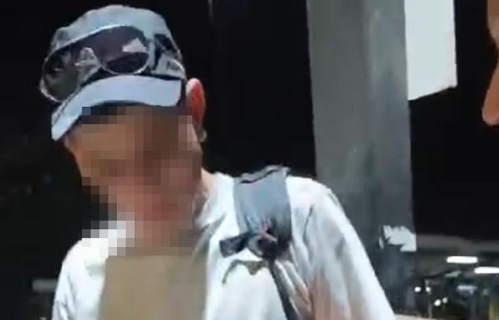 El momento de la detención.