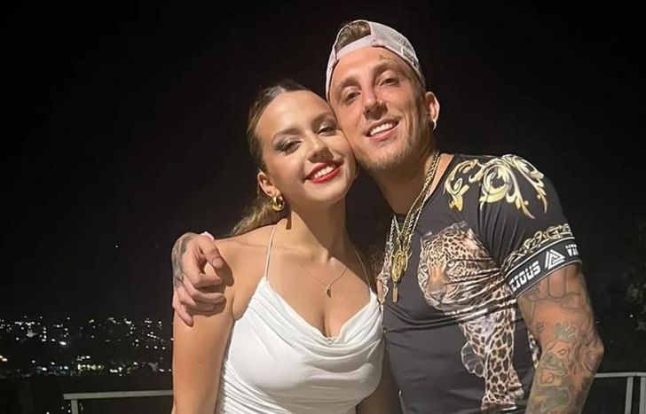 El Polaco y su hija Sol.