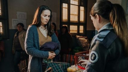 Natalia Oreiro en La mujer de la fila.