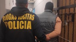 La detención fue realizada por el personal de Drogas Ilícitas de Lomas.