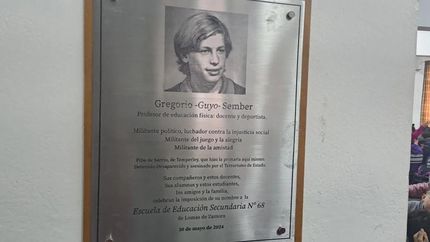 La Secundaria N°68 de Lomas lleva el nombre de Guyo Sember.