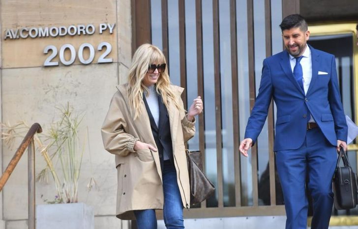 Viviana Canosa, cuando presentó la denuncia.