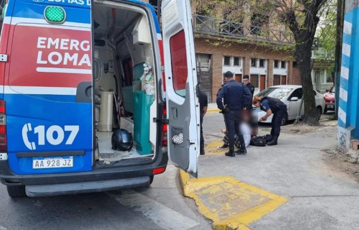 El accidente ocurrió frente a la sede social de Temperley.