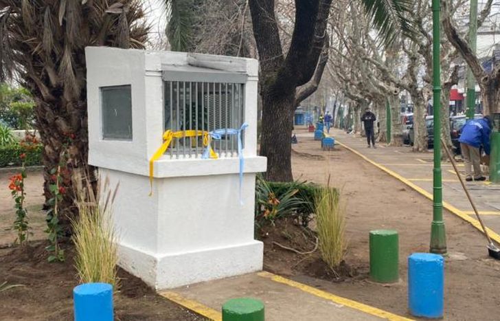 Fue instalada en la Plaza Espora.