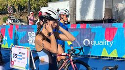 Emma Scliar, una atleta de Lomas de Zamora entre las mejores en triatlón.