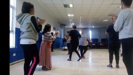 Taller de Danzas Folklóricas en Capullito, Fiorito