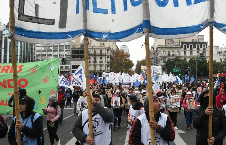 Partieron desde el Obelisco.