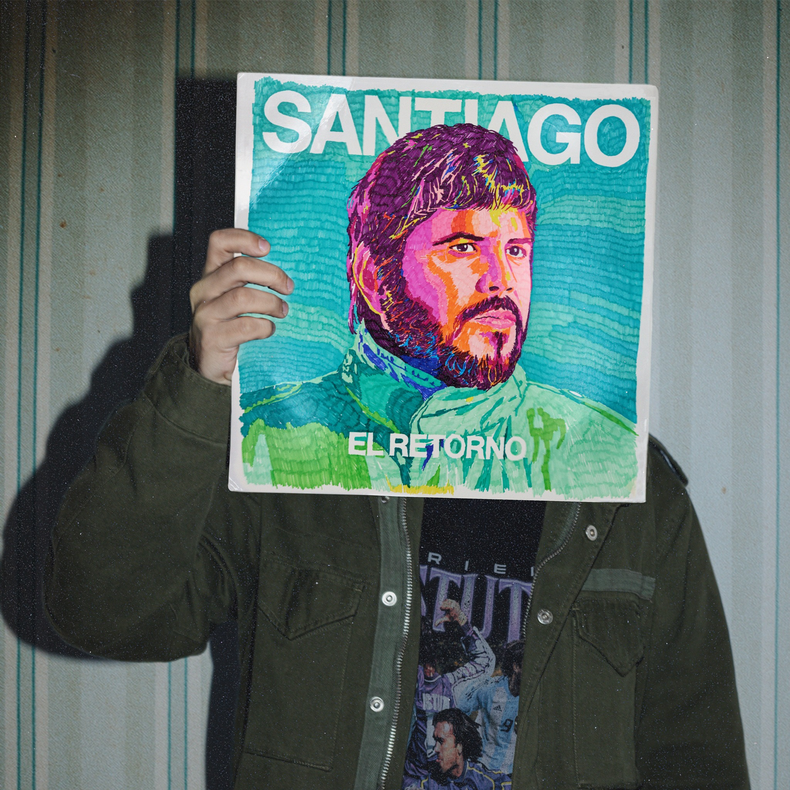 Santiago Motorizado con su disco, con rock y otros sonidos. 