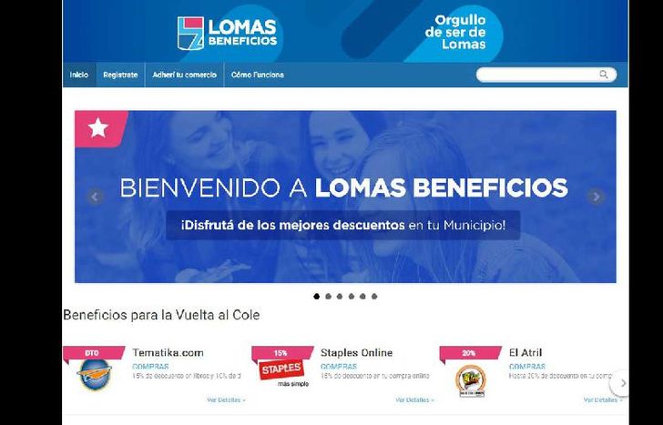 los vecinos tienen que ingresar a beneficios.lomasdezamora.gov.ar