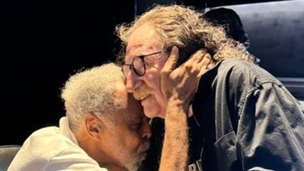 Gilberto Gil y Charly García. Gilberto Gil y Charly García.