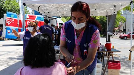 Aplican vacunas y hacen diferentes chequeos médicos.