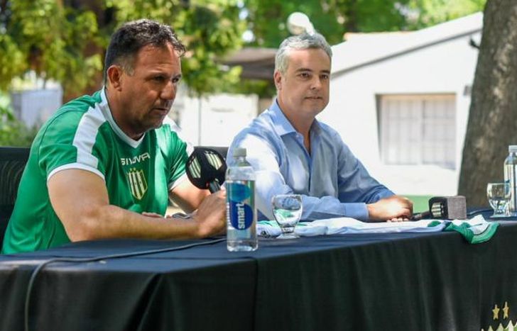Dabove habló con la prensa tras su primer entrenamiento.
