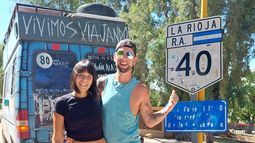 Florencia y Juan Manuel iniciaron la aventura en marzo de 2020.