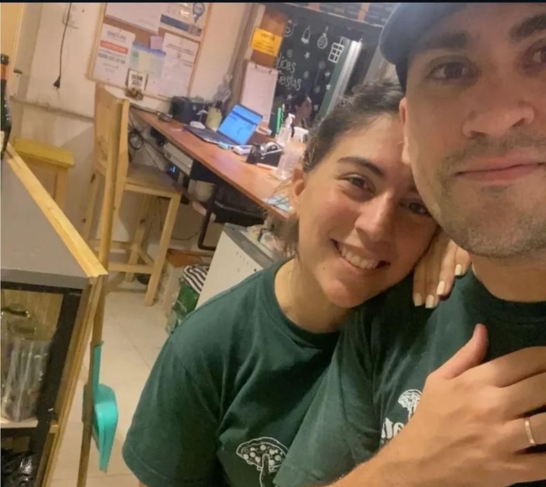 Maximiliano y Mariana, orgullosos de su emprendimiento.