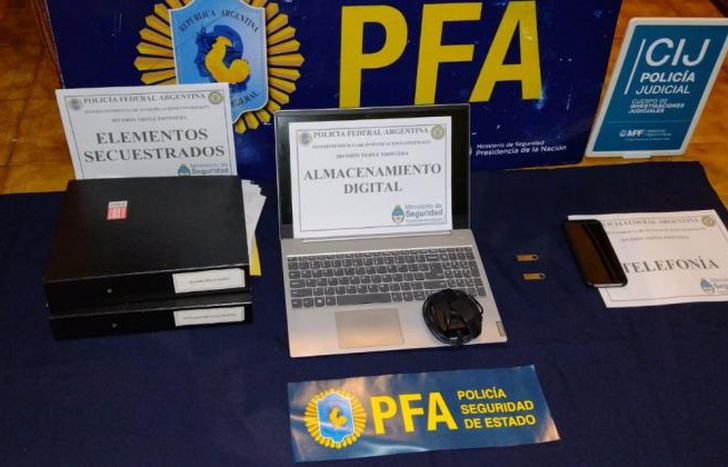 Lo incautado.