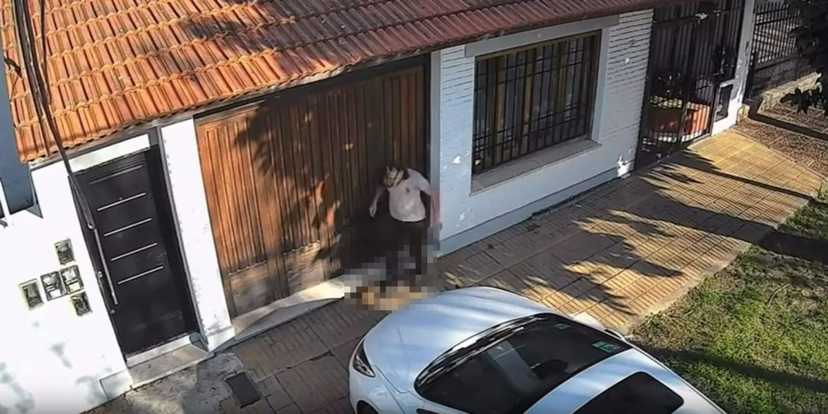 El brutal caso de maltrato animal ocurrido en Temperley quedó filmado.