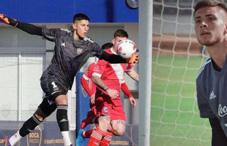 Brey y Sanguinetti, arqueros del Sub-23 argentino.