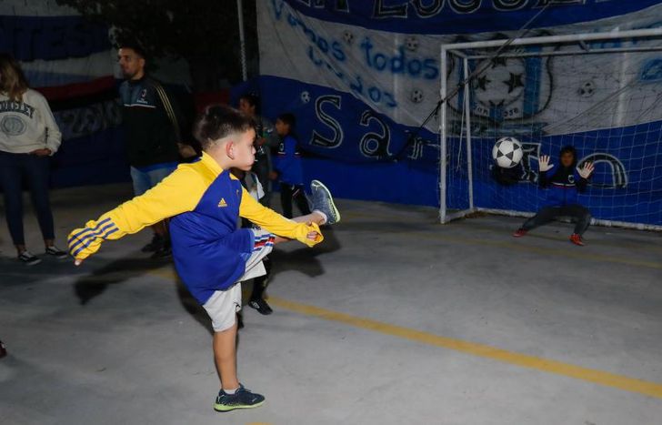 Inauguraron la nueva cancha del Club Sampdoria, de Temperley.