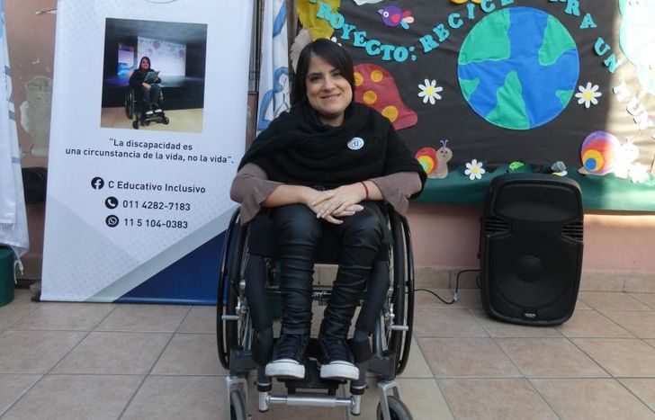 Estefanía lleva adelante un destacado trabajo por la inclusión.