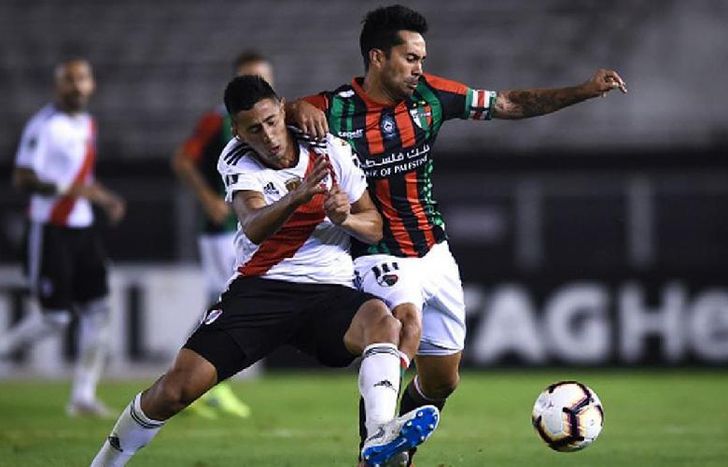 En el Monumental, River y Palestino habían empatado sin goles.