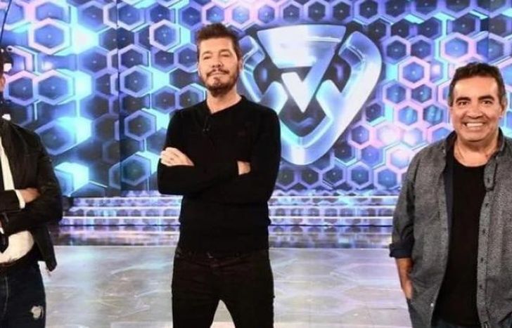 Tinelli con sus clásicos humoristas.
