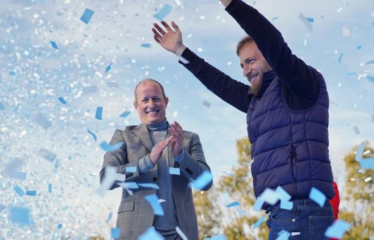 Federico Otermín y Martín Insaurralde, en Lomas.