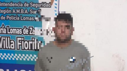 Uno de los detenidos.