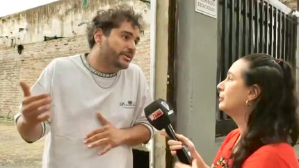 Homero Pettinato le dijo a la cronista que se sentía acosado.&nbsp;