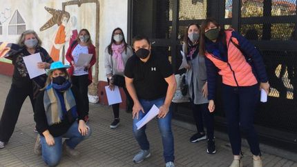 Docentes sorprendieron a estudiantes en sus casas.