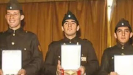 Diego en la Colimba.