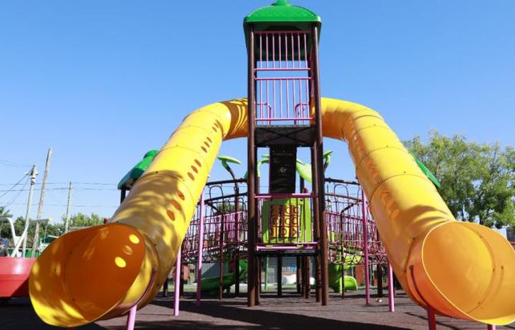 La plaza ya está lista para ser disfrutada.
