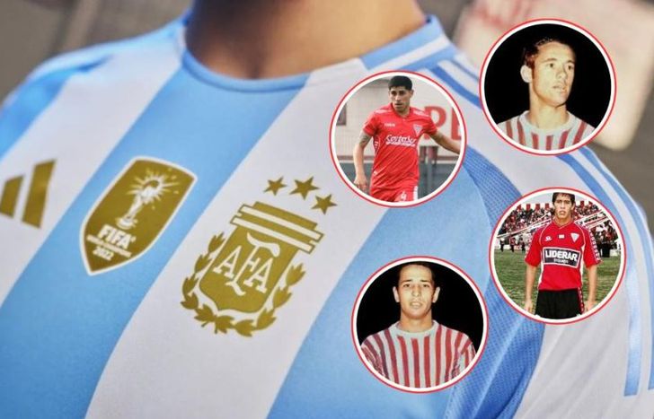 Los jugadores de Los Andes que hicieron historia al llegar a la Selección.