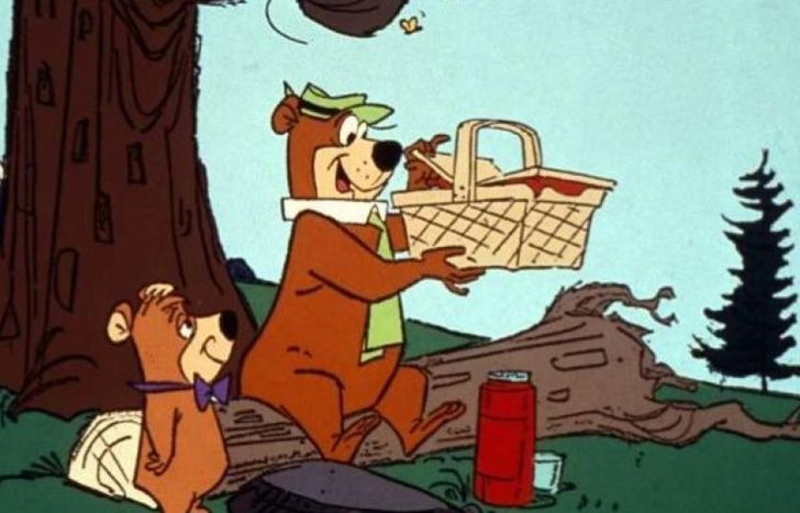 El Oso Yogui y Bubú.