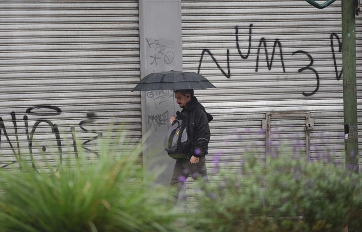 Un arranque de semana lluvioso.